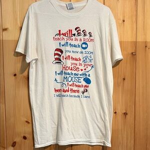 Delta White Graphic Short Sleeve Tee